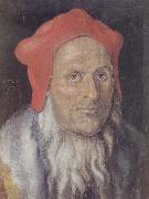 Bearded Man in a Red cap, Albrecht Durer